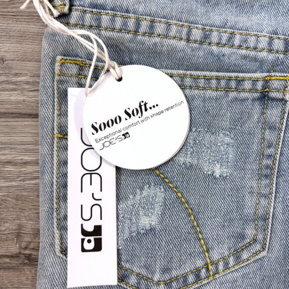 NWT JOES JEANS Distressed The Jolie Skort Distressed Light Wash Stretch Denim 12 - Picture 8 of 9